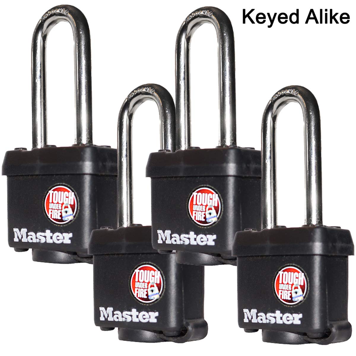 Keyed Alike Padlocks with Thermoplastic Coating K901