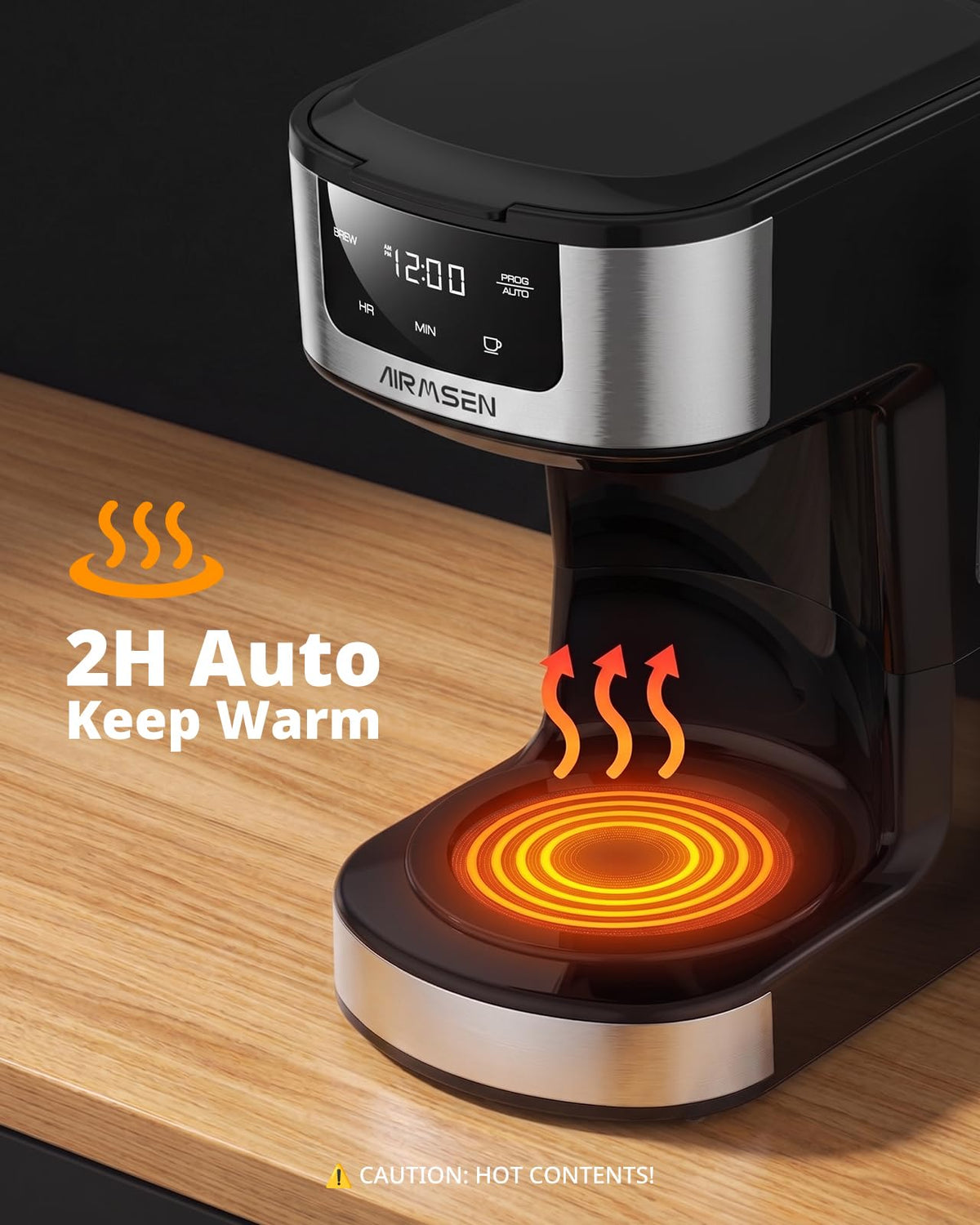 12-Cup Programmable Drip Coffee Maker J677