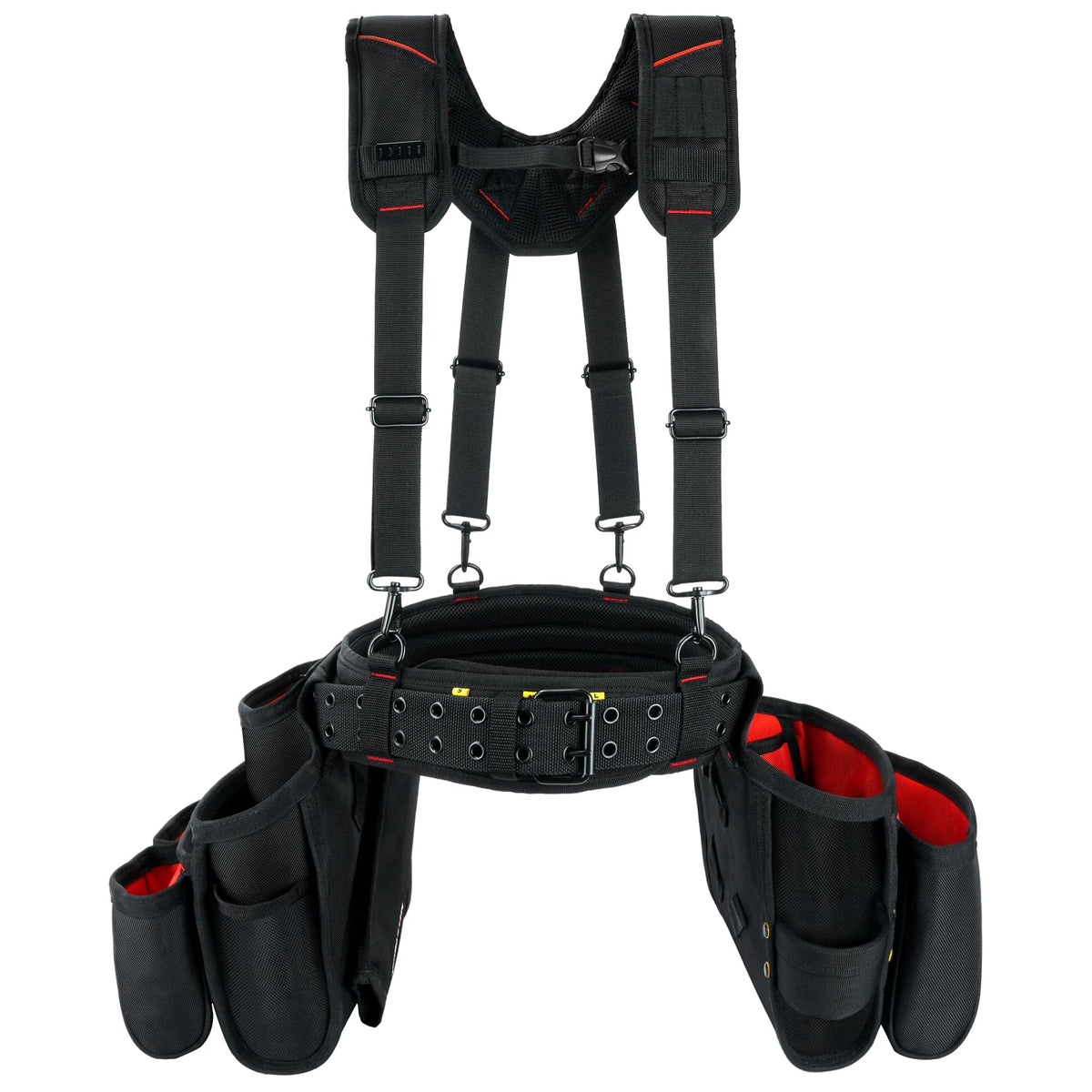 Tool Belt with Suspenders Heavy Duty Carpenter Apron Y846955