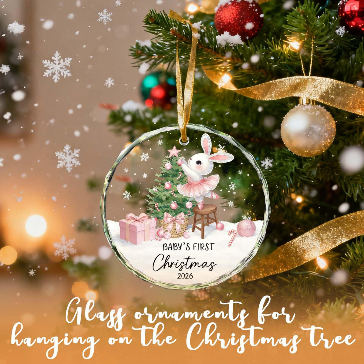 Baby Girl First Christmas Ornament X504550