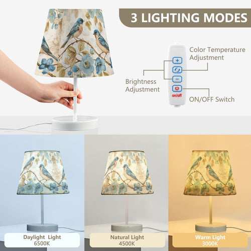 3-Color Dimmable LED Table Lamp with USB Port Z755