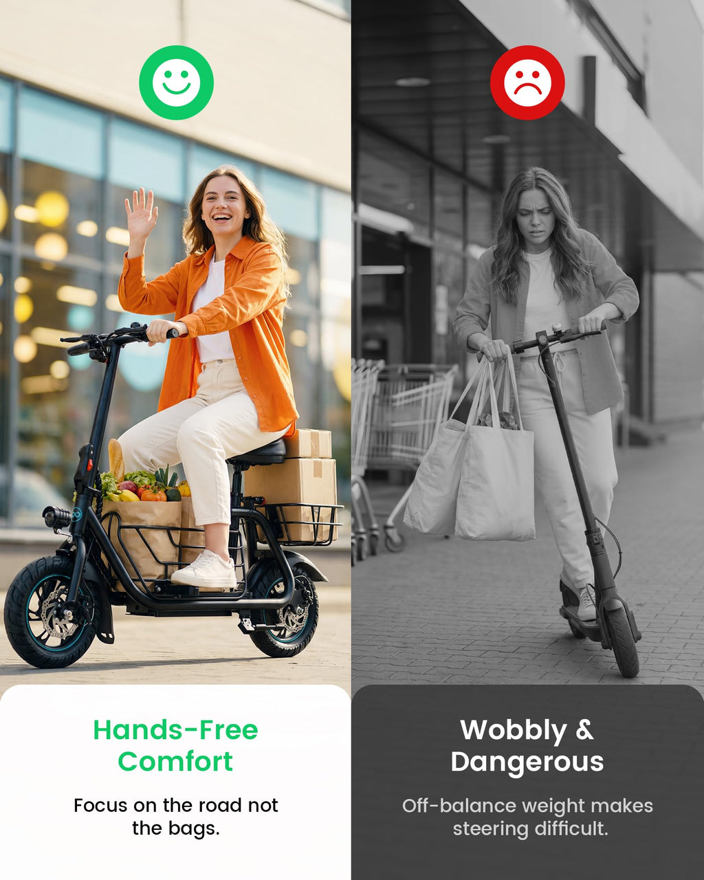 Electric Scooter with Seat X67692