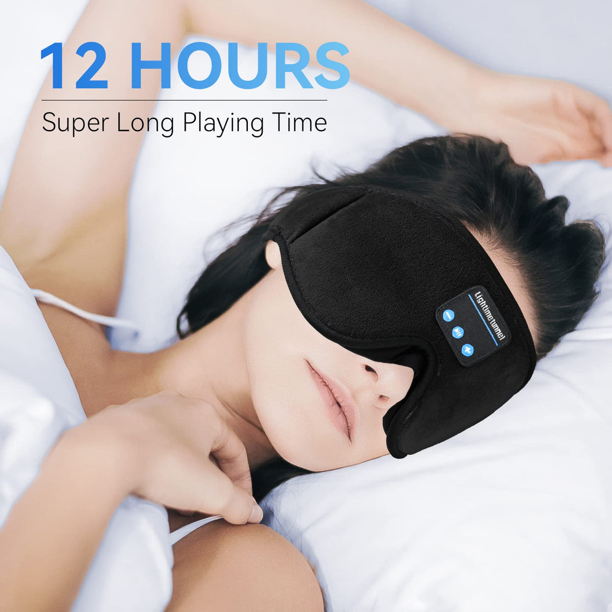 Bluetooth 5.0 Wireless 3D Eye Mask Sleep Headphones C932