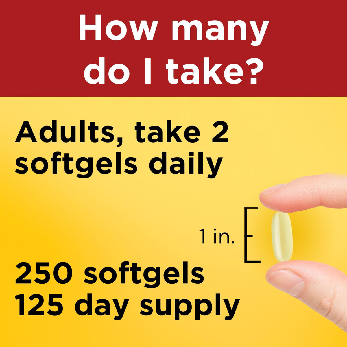 Fish Oil Omega 3 Supplements 2000mg 250 Softgels V335412