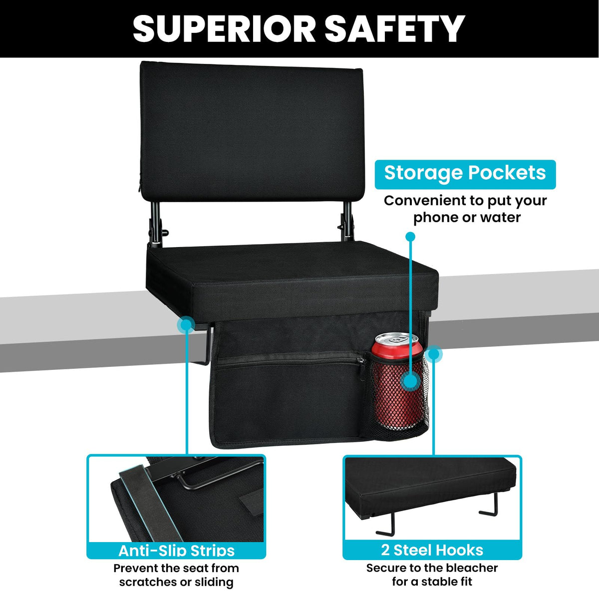 Stadium Seats with Back Support L740025
