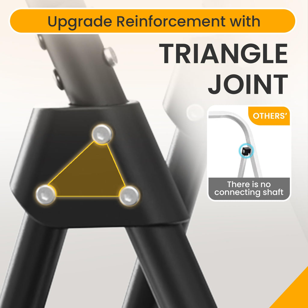 3 Step Folding Ladder with Anti-Slip Pedal I4068