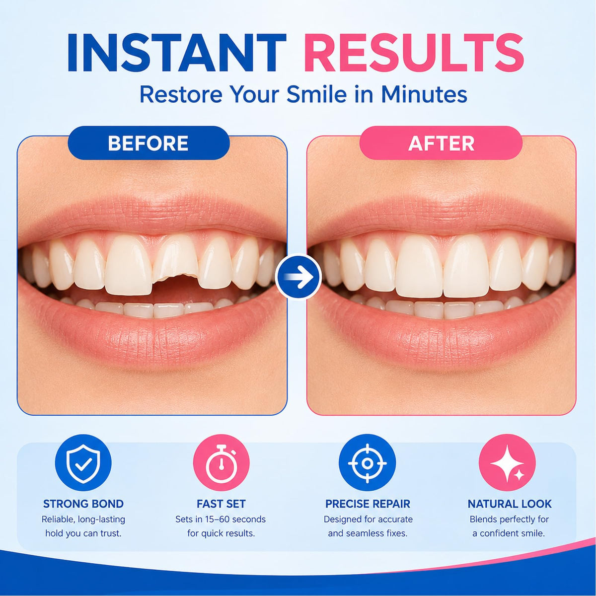 Dental Lab Instant Bonding Dental Glue 1oz A85329