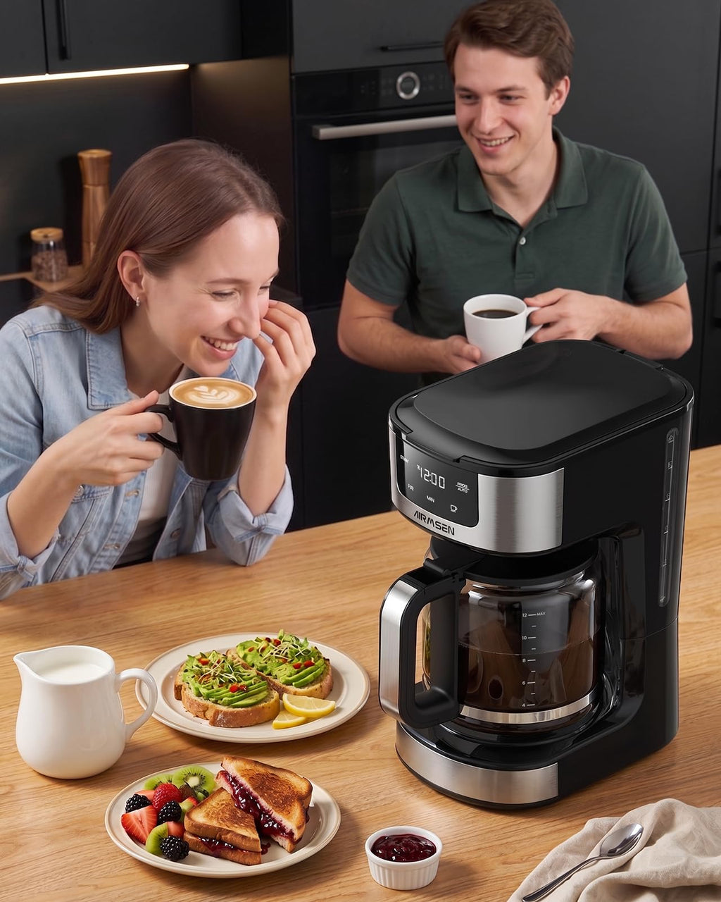 12-Cup Programmable Drip Coffee Maker J677