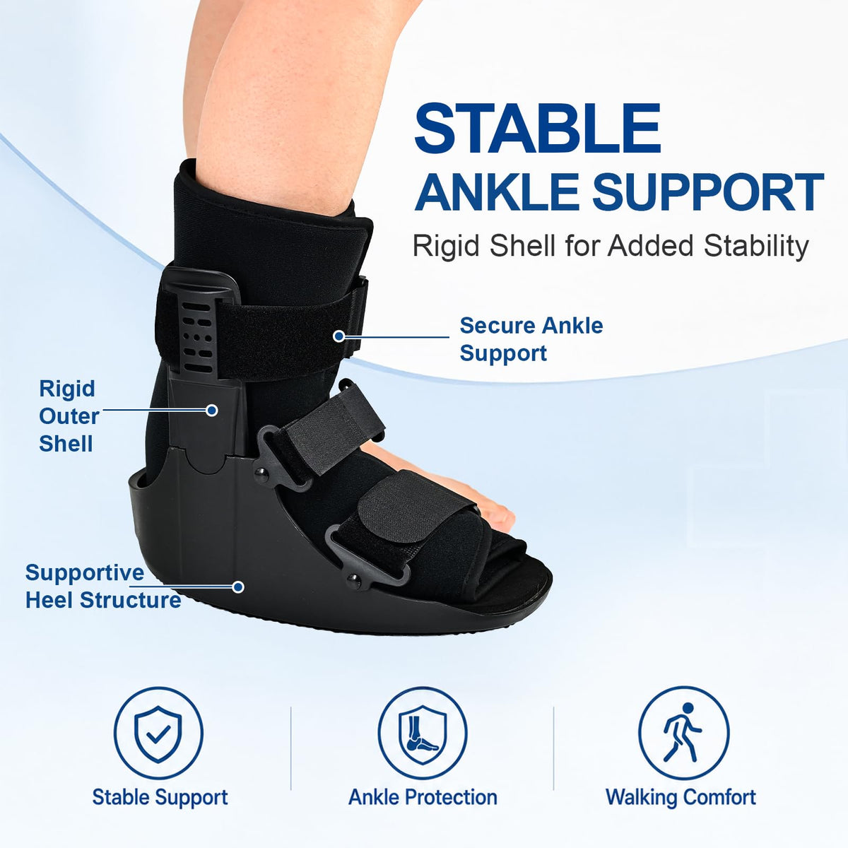 Adjustable Walking Boot for Foot Injury Q678072