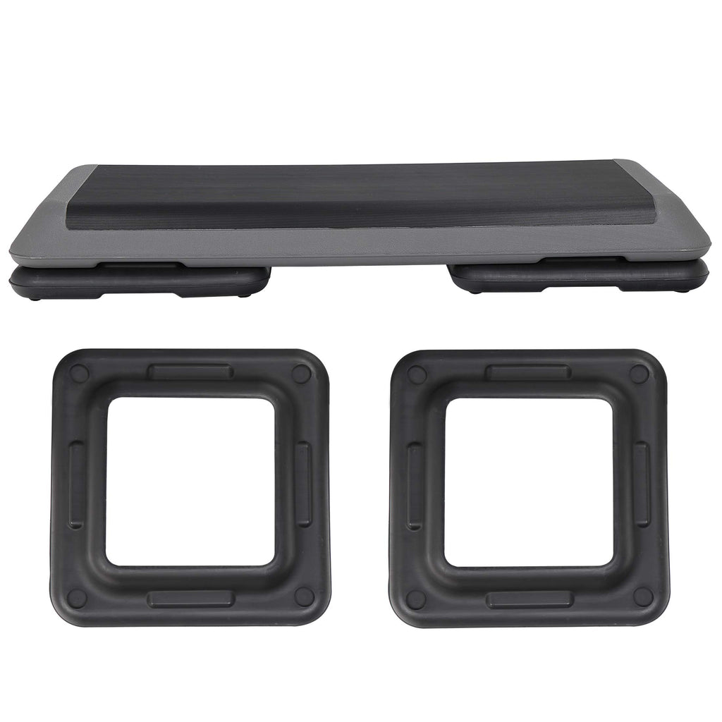 43 Inch Adjustable Aerobic Step Platform with 4 Risers A35722