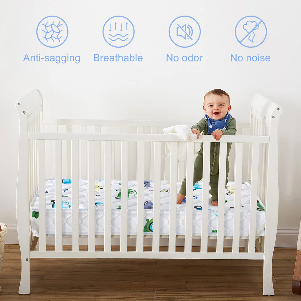 Foam Baby Crib & Toddler Mattress, 52" x 27.6" x 5" E22679