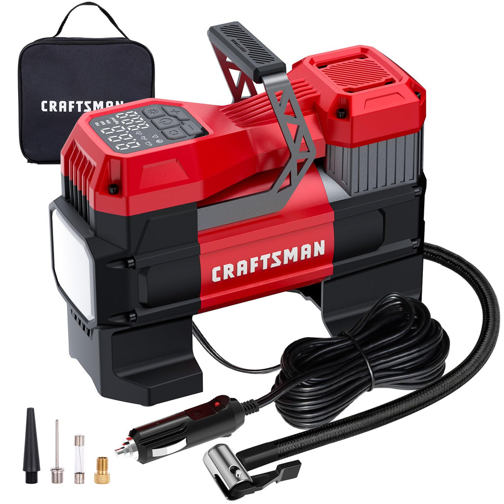 Portable 12V Tire Inflator with Digital Gauge E3041