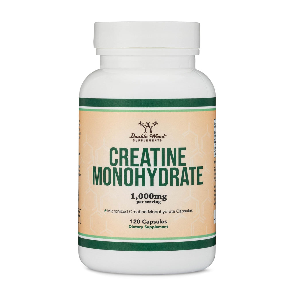 Creatine Monohydrate Capsules 1,000mg Vegan 120 Capsules O420779