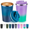 12 oz Insulated Stainless Steel Travel Coffee Mug 2 Pack V271