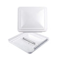 2 Pack 14 Inch White RV Roof Vent Cover A208471