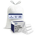 4-6 Gallon White Drawstring Bags H638792