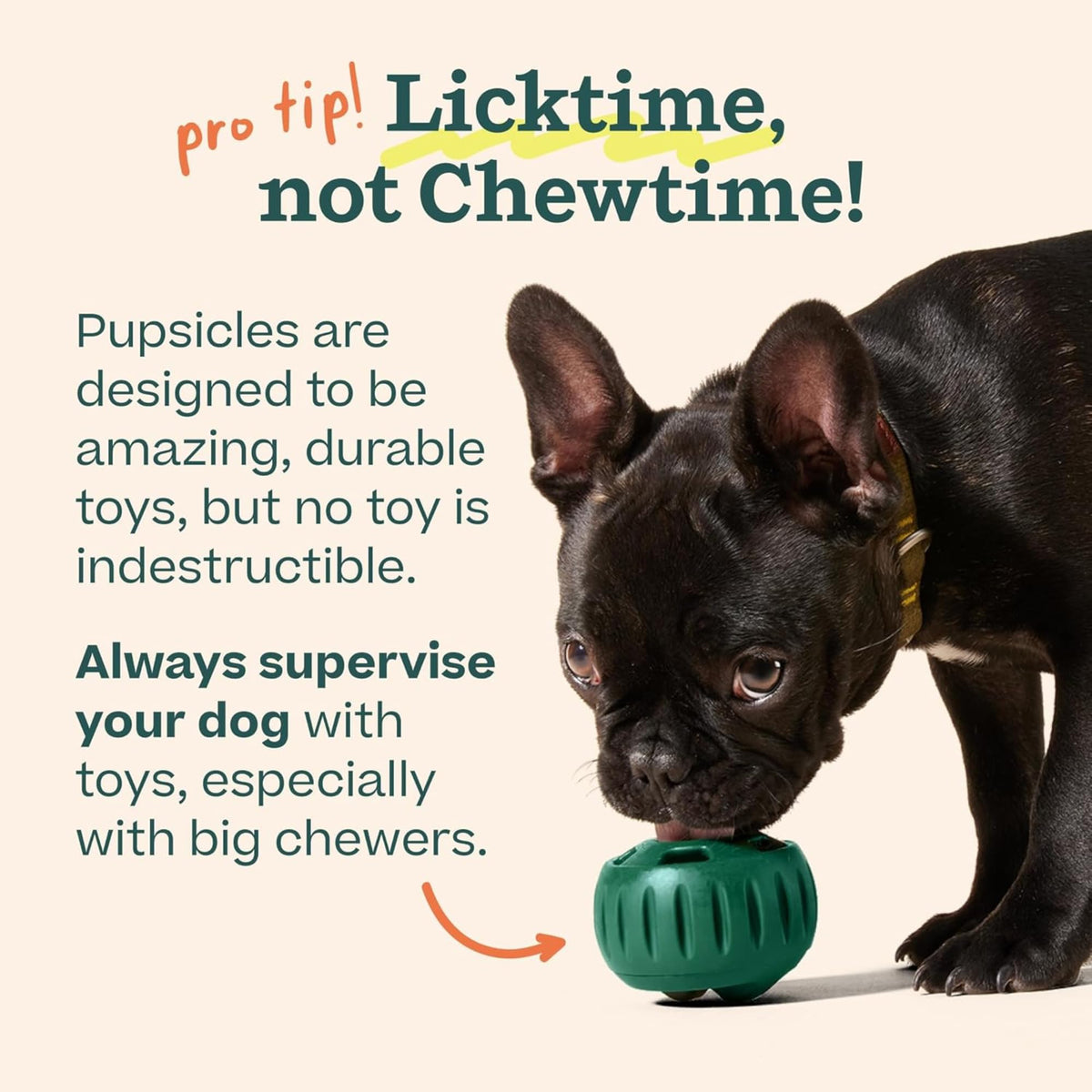 Interactive Dog Ball Toy 25-75 lbs Green M71109