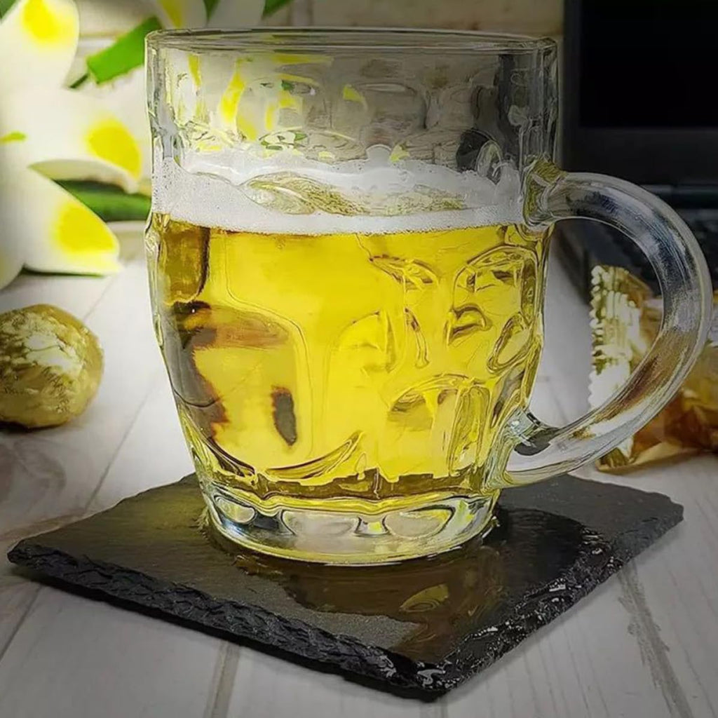 12 Pc Natural Stone Square Drink Coasters N9792