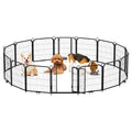 32 Inch 16 Panel Metal Dog Playpen F32432