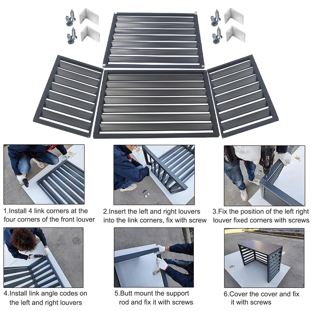 Aluminum Mini-Split Condenser Cover W46925