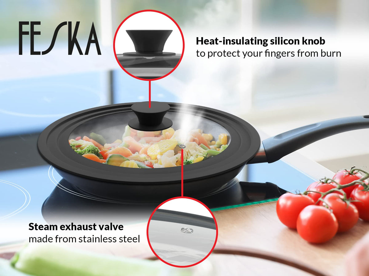 Universal Pot Lid with Lid Holder & Felt Protector Y120