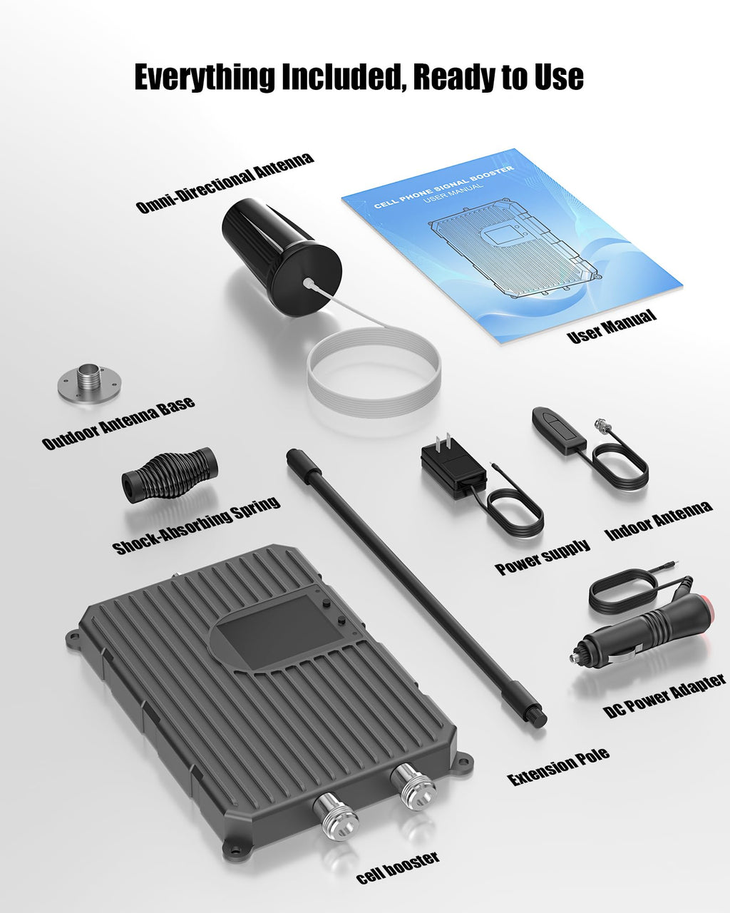 Cell Phone Signal Booster for Truck RV Vehicle K724629