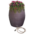 50-Gallon Whiskey Rain Barrel with Planter and Diverter X308