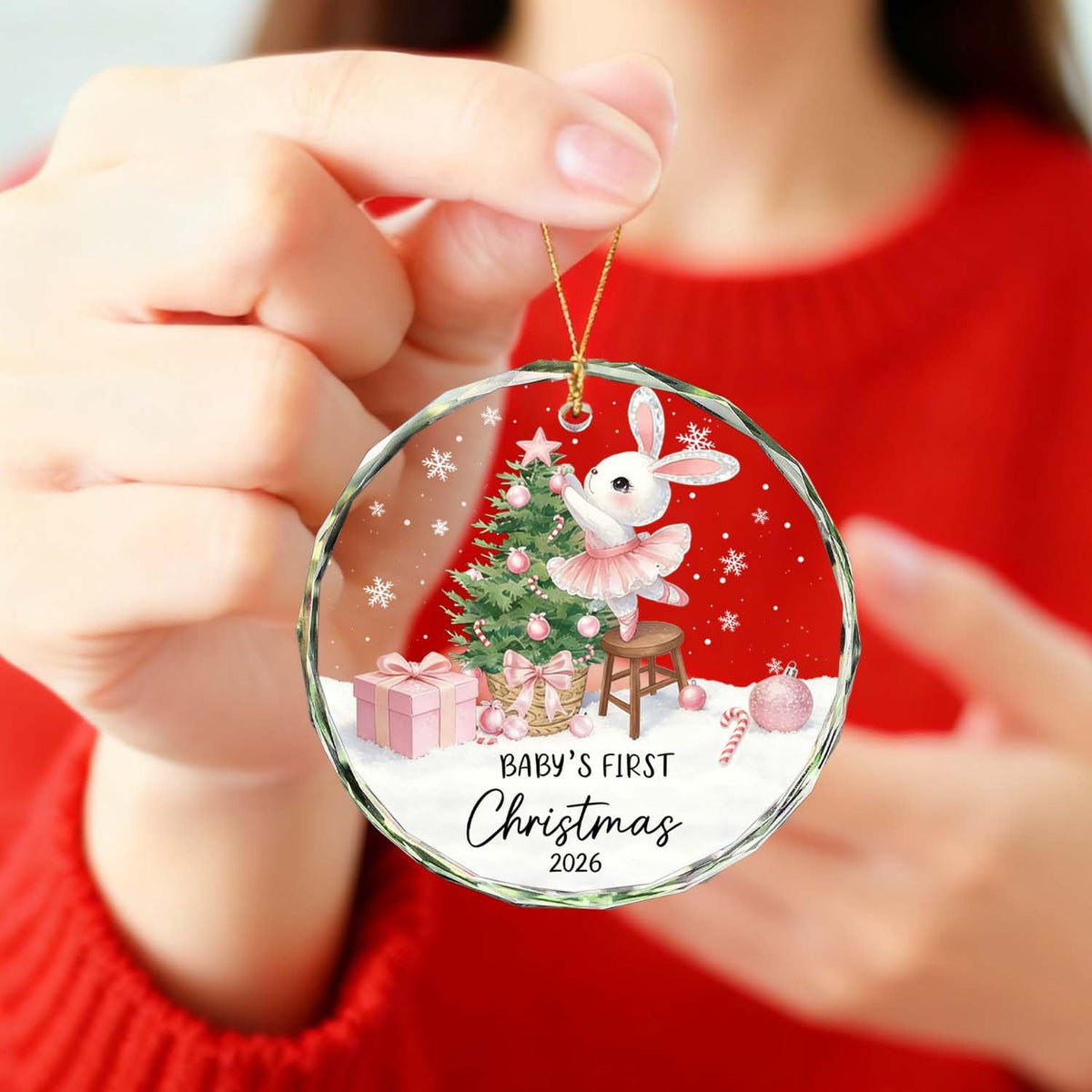 Baby Girl First Christmas Ornament X504550