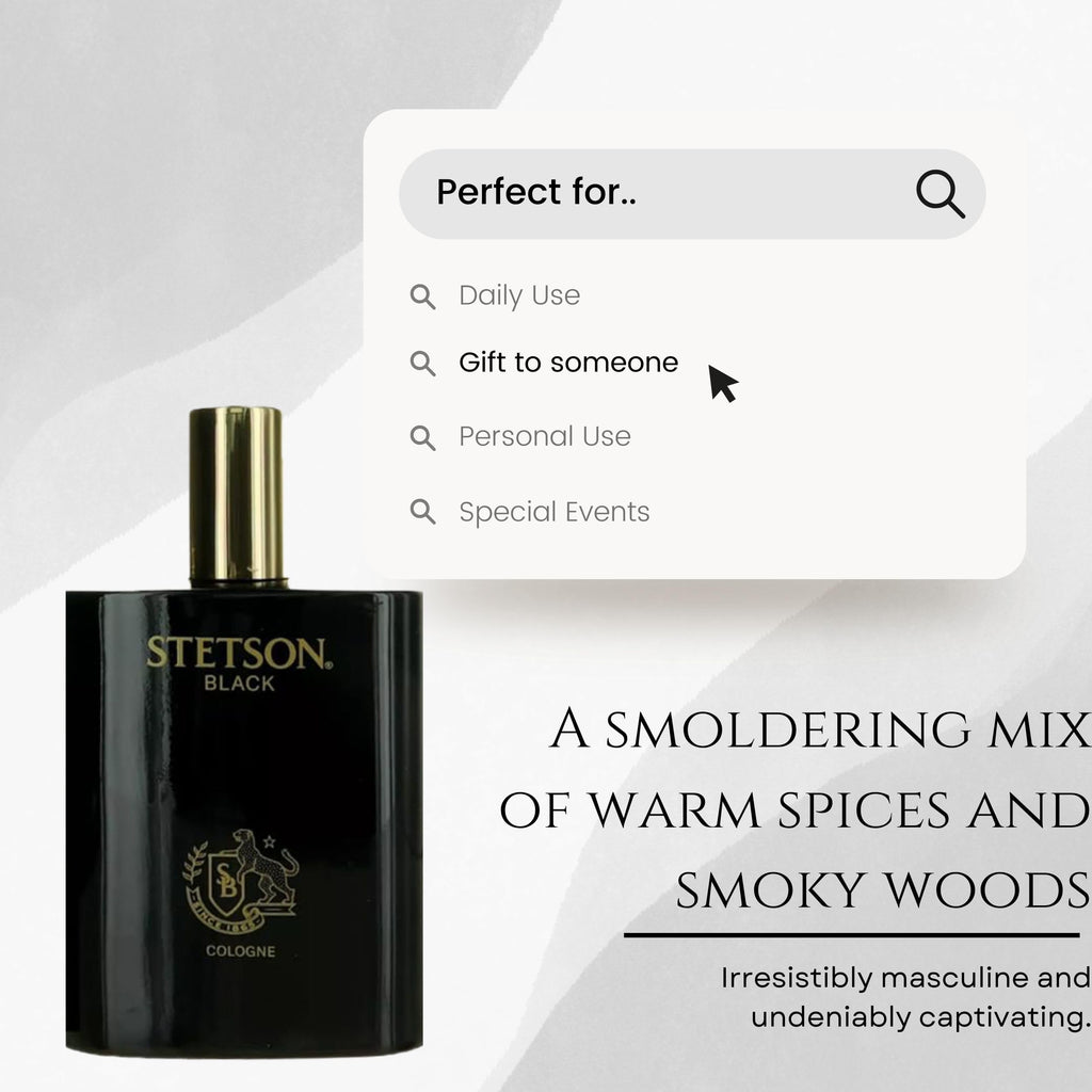 Black Cologne Spray 3.4 Ounces K1362