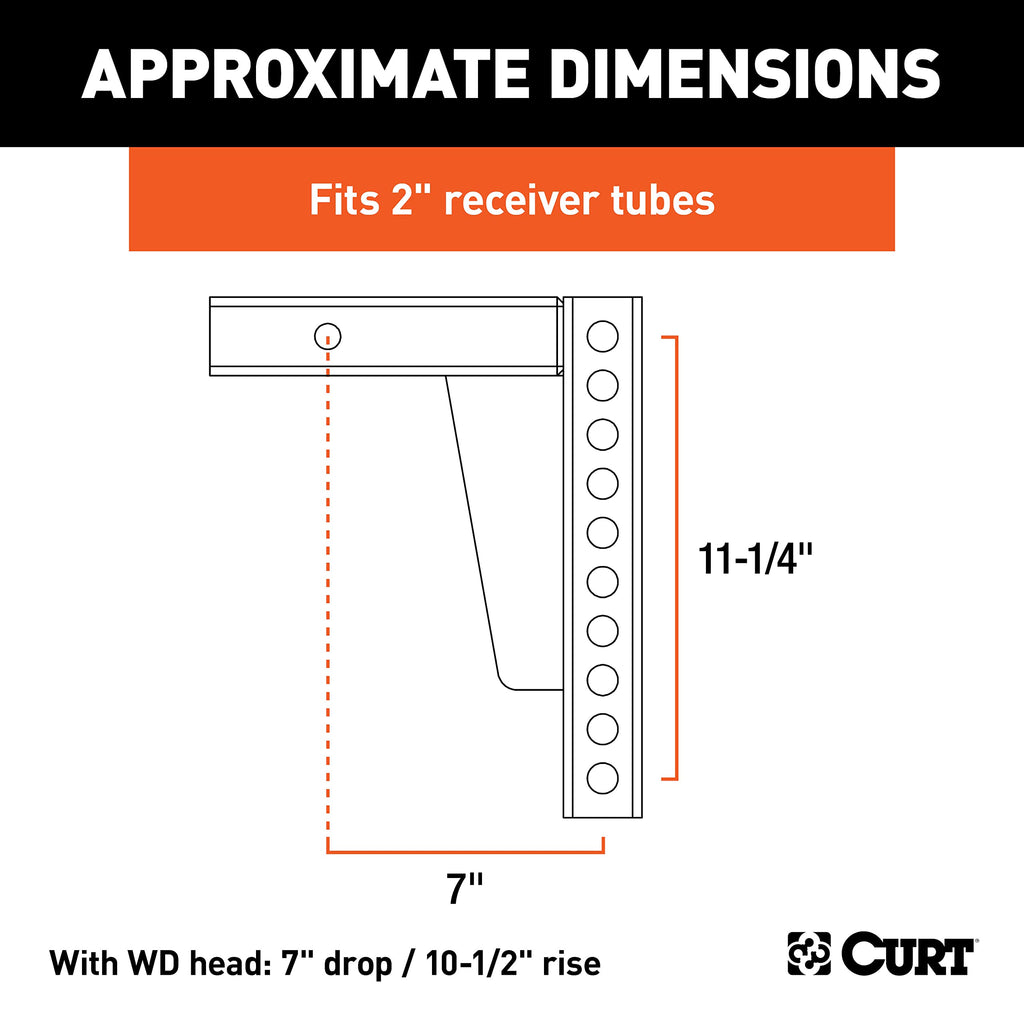 2" Weight Distribution Shank U83139