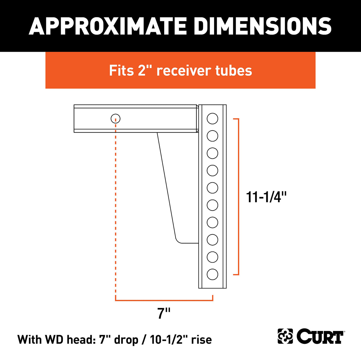 2" Weight Distribution Shank U83139