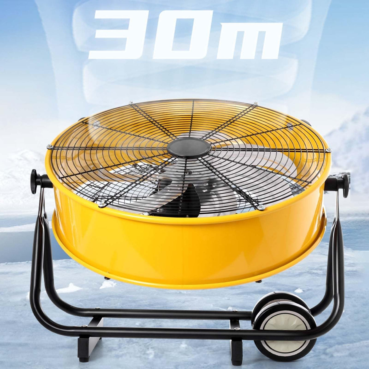 Heavy Duty 3-Speed 20in Floor Drum Fan U411451