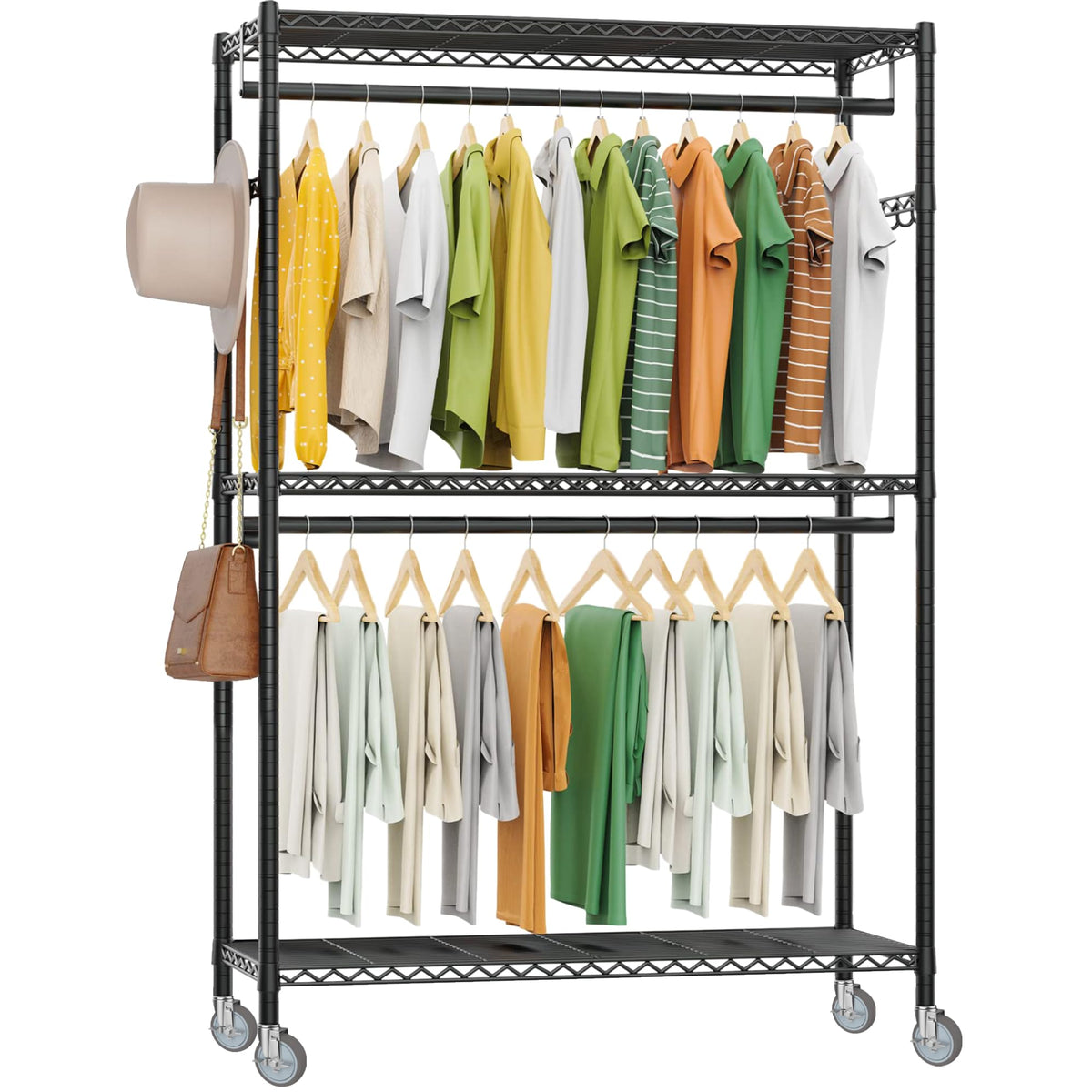 5-Inch Caster for Wire Shelving Racks, Set of 4 F134