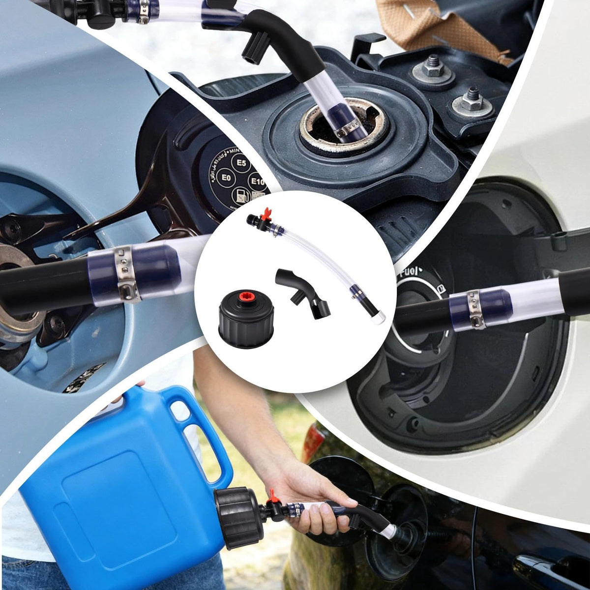 4Pcs Racing Fuel Filler Hose Kits B162