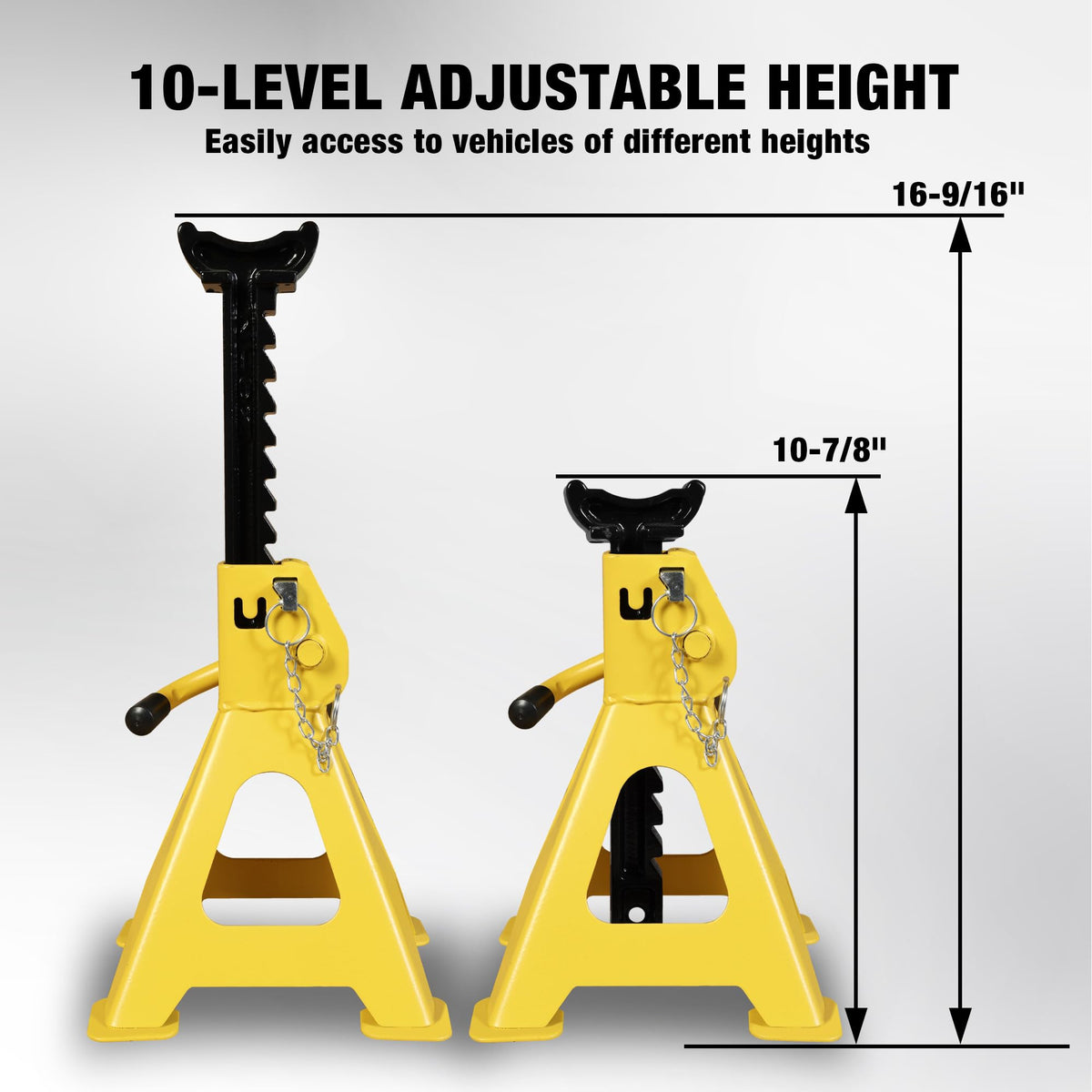 3 Ton Low Profile Aluminum and Steel Floor Jack with Jack Stands L51092