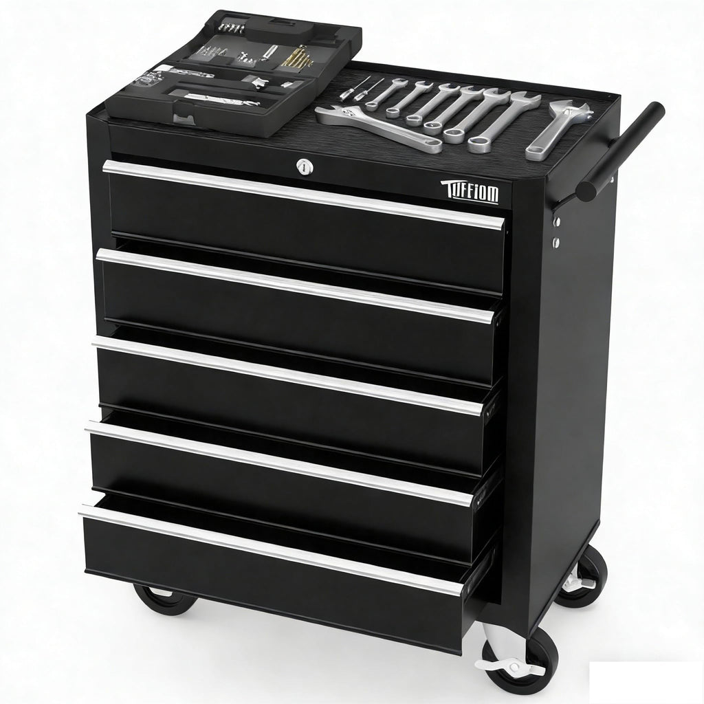 5 Drawer Rolling Tool Chest with Lock C408643
