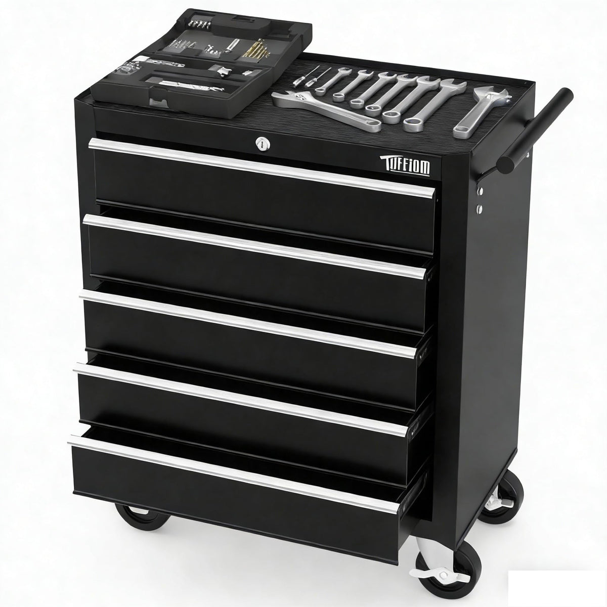 5 Drawer Rolling Tool Chest with Lock C408643