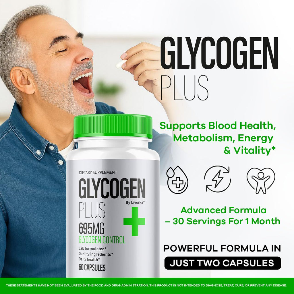 All Natural Glycogen Support Capsules, 180 Capsules T12877