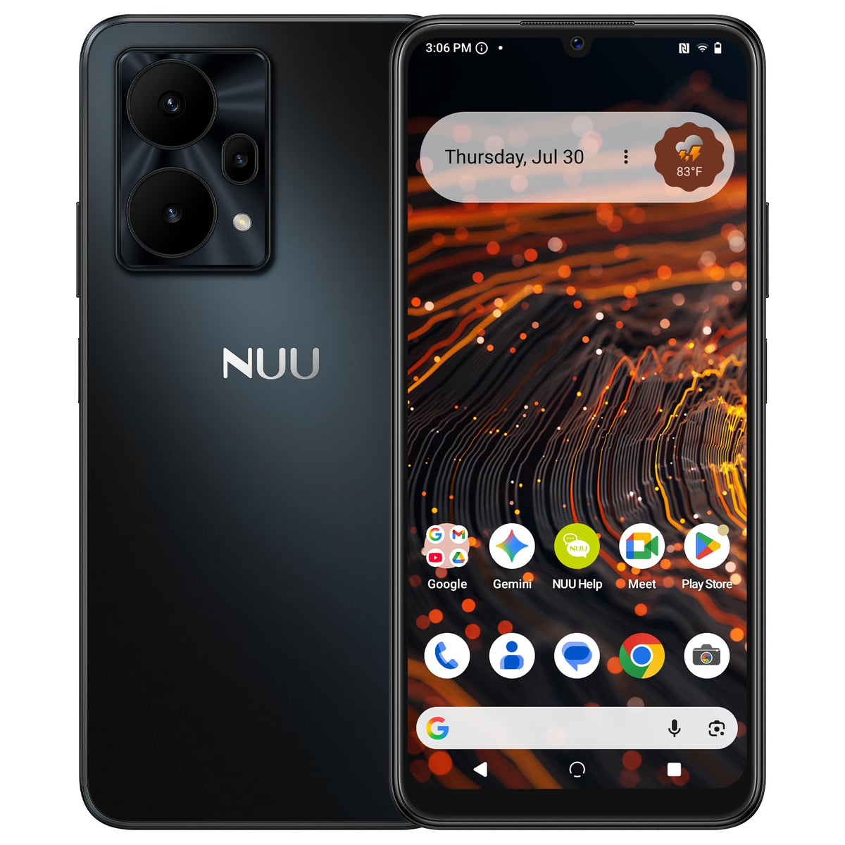 5G Unlocked Android Smartphone 128GB Black H296