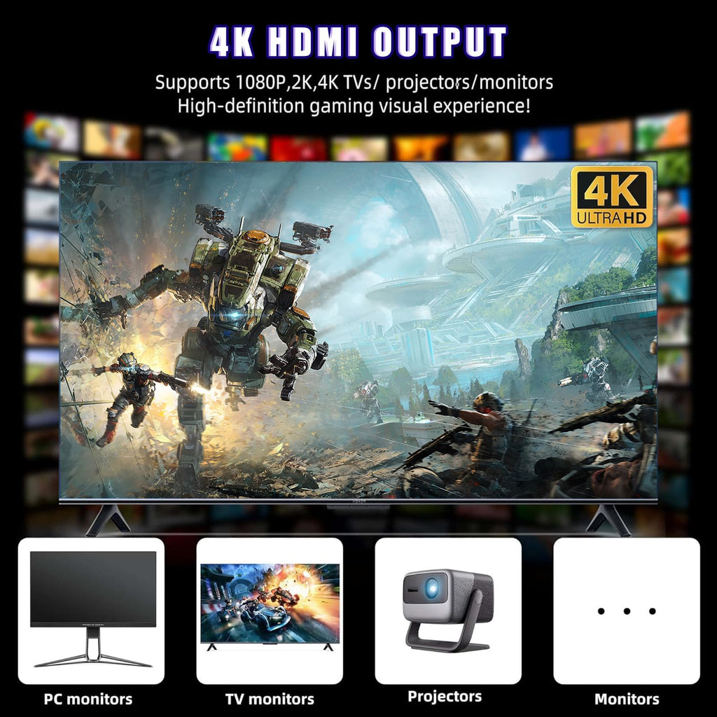 Wireless Retro Gaming Console Built-in 20,000+ Games A485