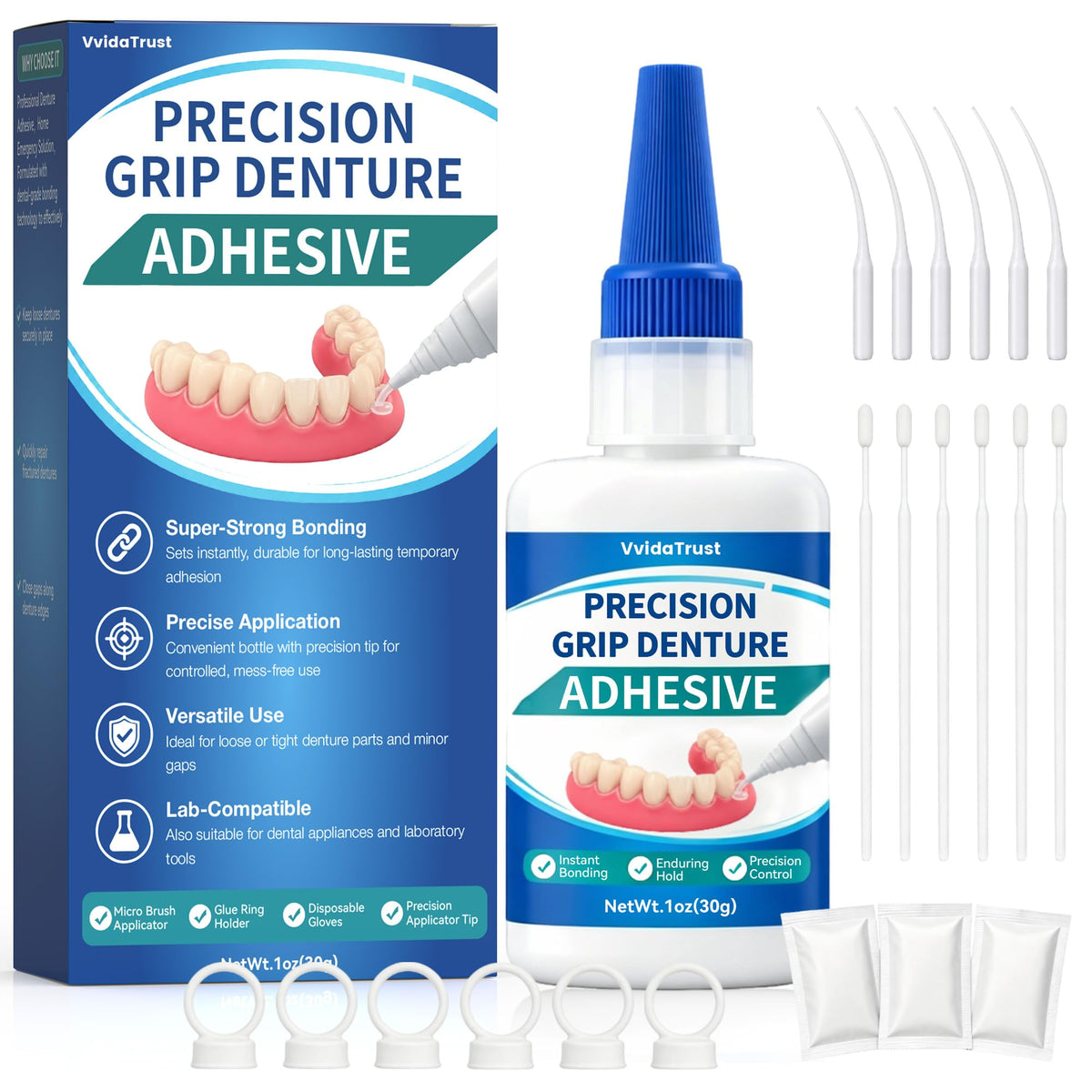 Dental Lab Instant Bonding Dental Glue 1oz A85329