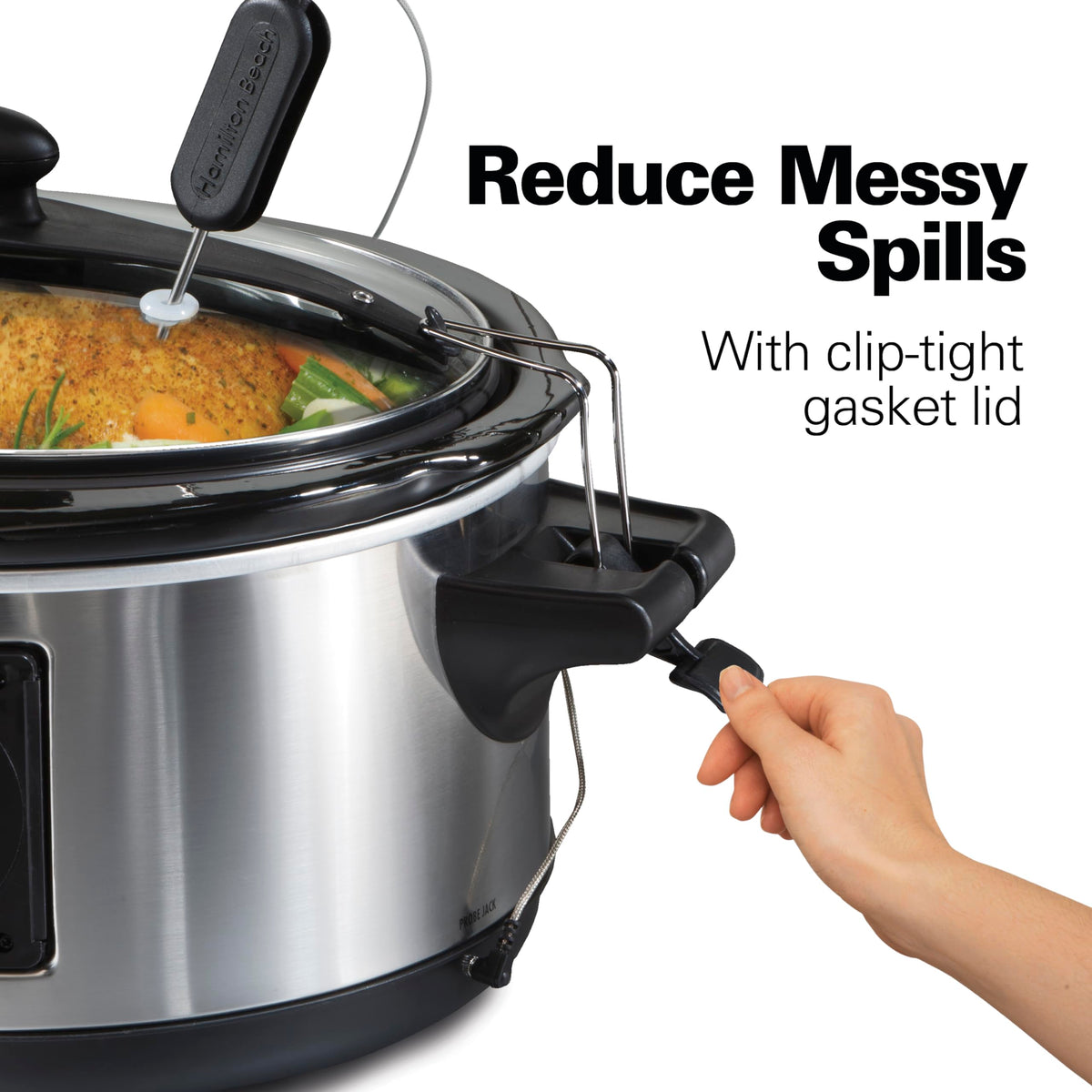 Portable 6 Quart Programmable Slow Cooker S33266