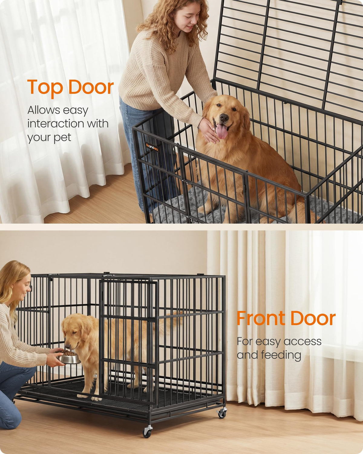 Foldable Dog Crate V35494
