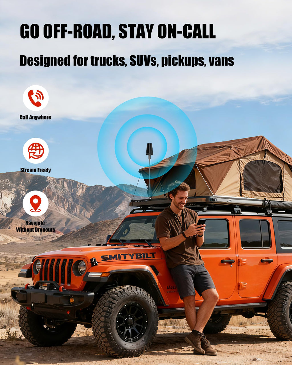 Cell Phone Signal Booster for Truck RV Vehicle K724629