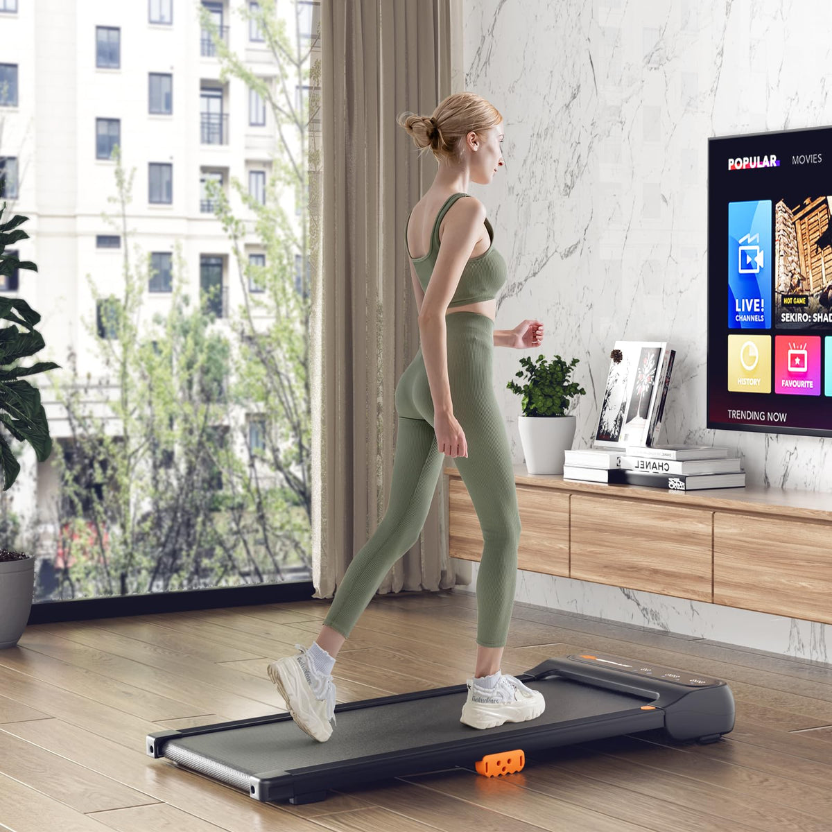 Under Desk Treadmill with 265 lbs Capacity I9778