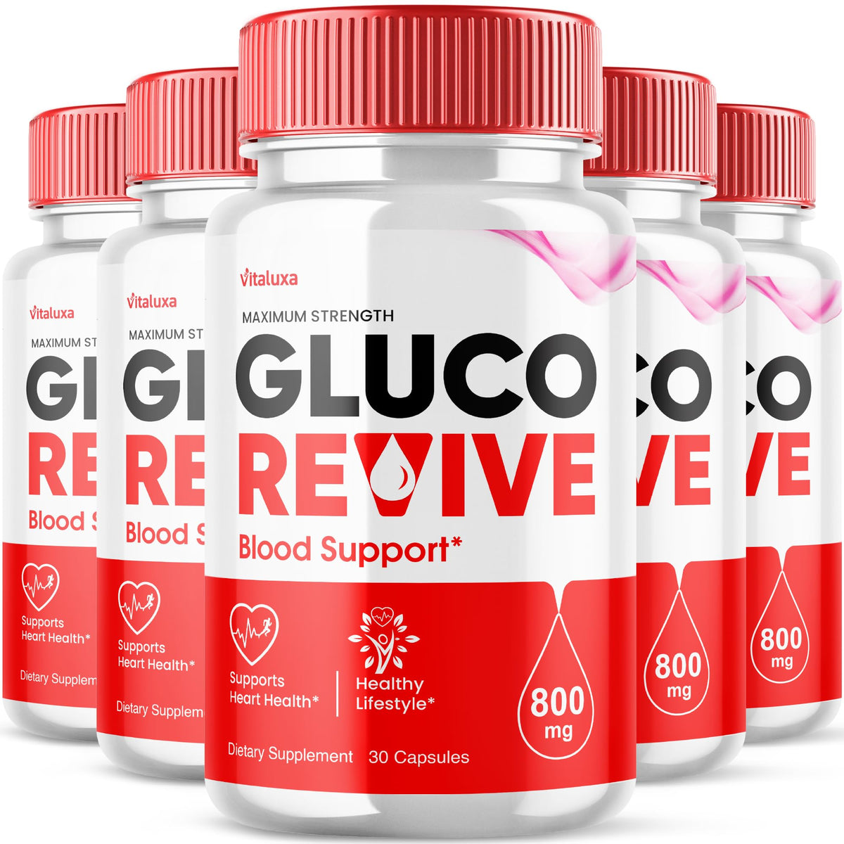 5 Pack Capsules Supplement 300 Count I910