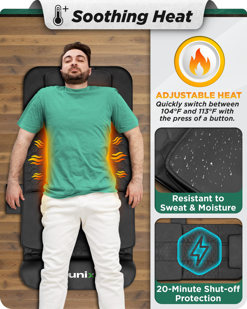 Heated Stretching Mat Massager R151405