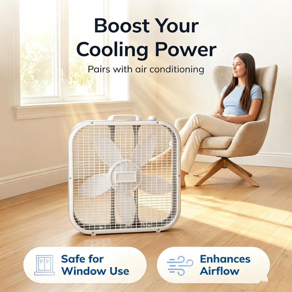 20" 3-Speed Weather-Resistant Box Fan L61775