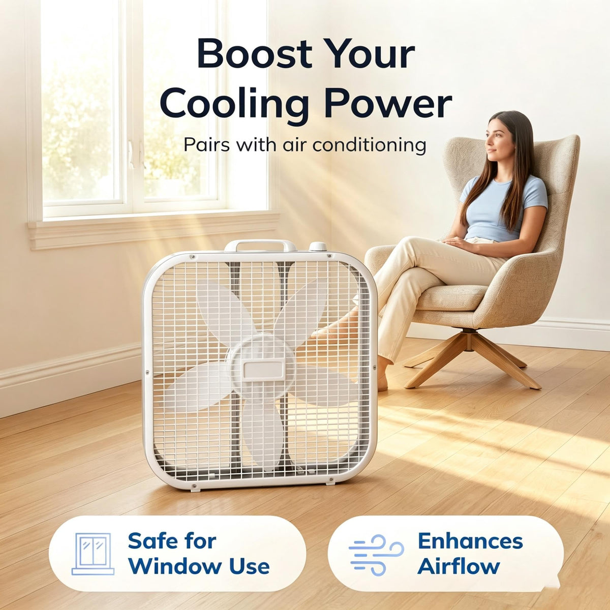 20" 3-Speed Weather-Resistant Box Fan L61775