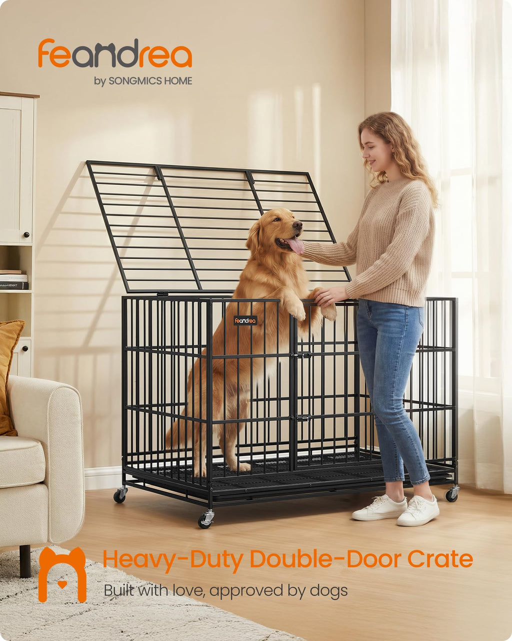Foldable Dog Crate V35494